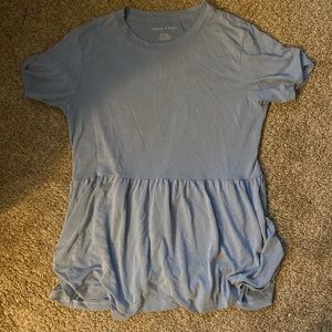American Eagle light blue loose flowy top